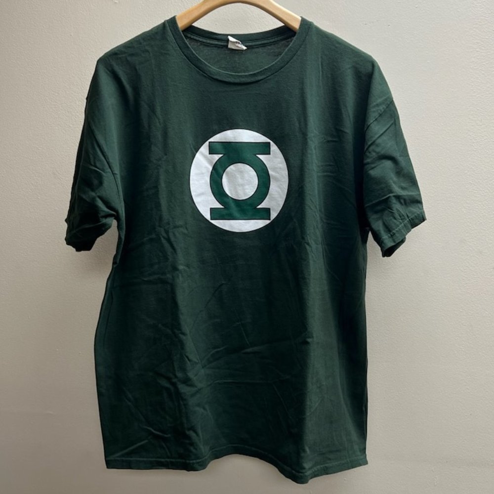 Men's dark green short sleeve t-shirt